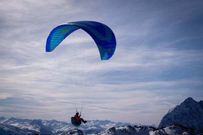 Gleitschirmfliegen an der Kampenwand