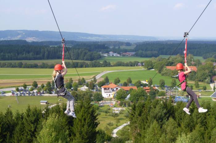 Wildfreizeitpark, Waldseilgarten & Mega Fox